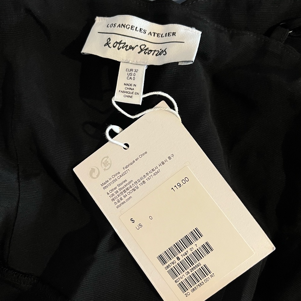 & Other Stories Elegant Black Garment